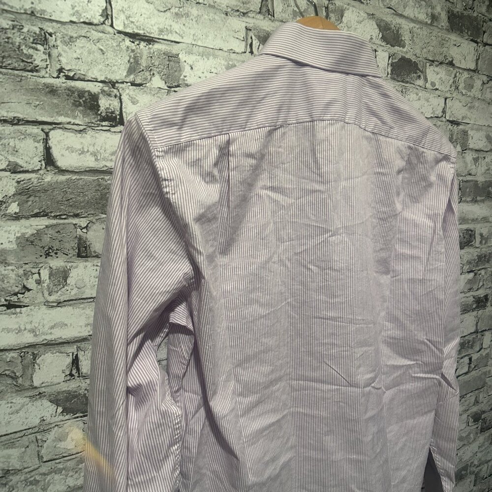 EUC J. Crew Men's Button Down Long Sleeve Shirt Striped Size Medium - Picture 9 of 15